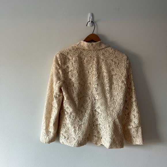 Vero Moda Cream Lace Blazer - Picture 6 of 8